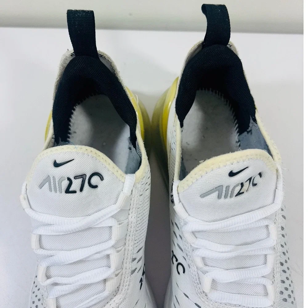 Nike Youth Air Max 270 White Black Running Shoes Sneakers Size‎ 6.5Y 943345-100